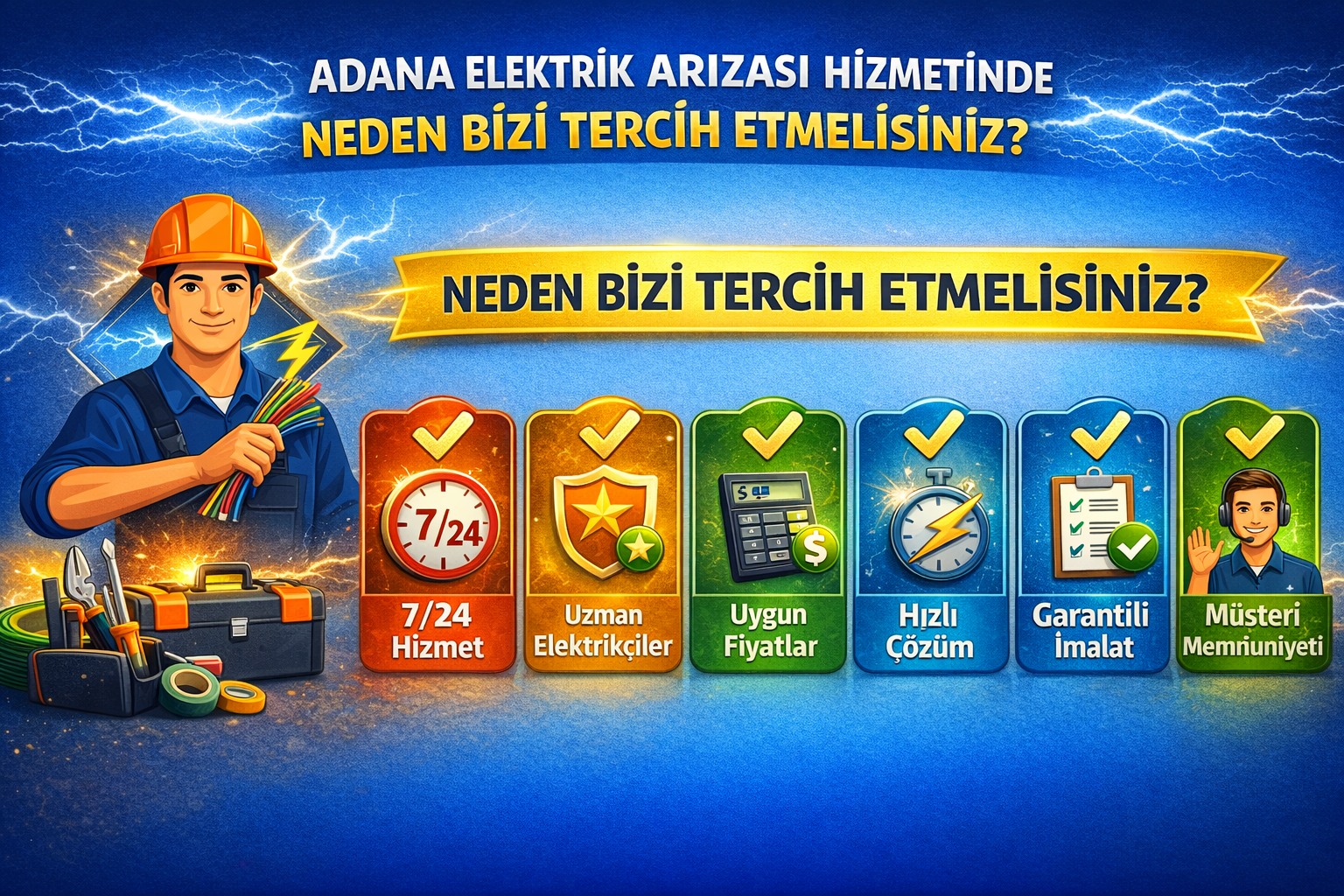 Adana Elektrik Arızası Hizmetinde Neden Bizi Tercih Etmelisiniz