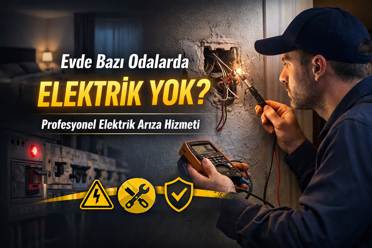 Evde Bazı Odalarda Elektrik Yok