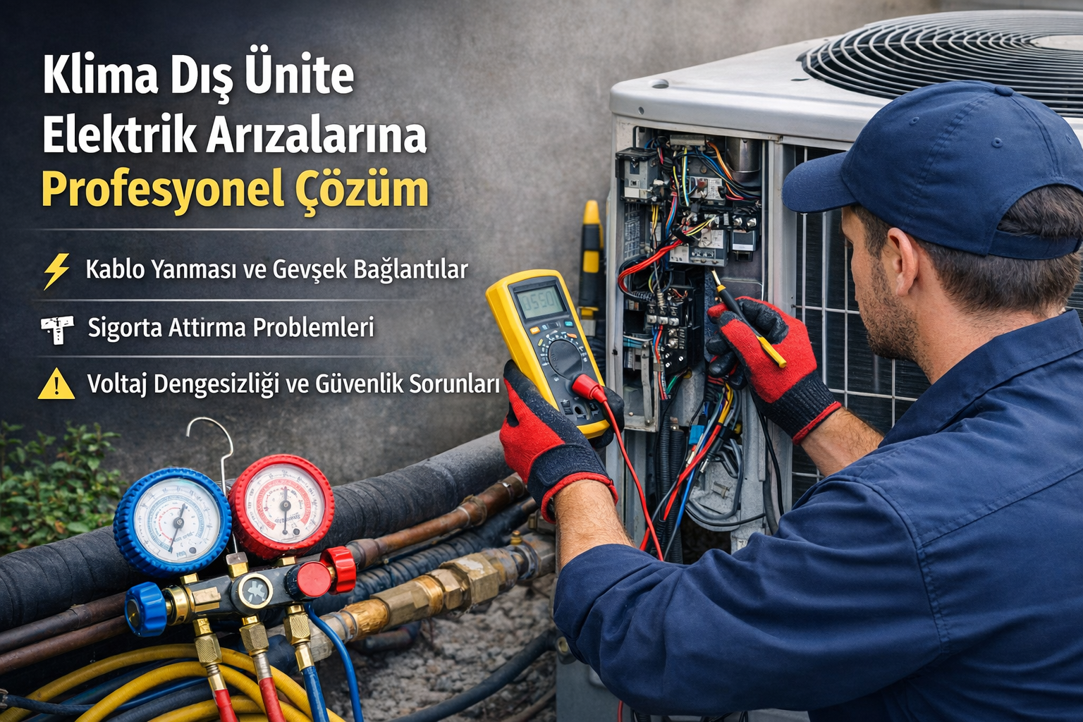 Klima Dış Ünite Elektrik Bağlantısı