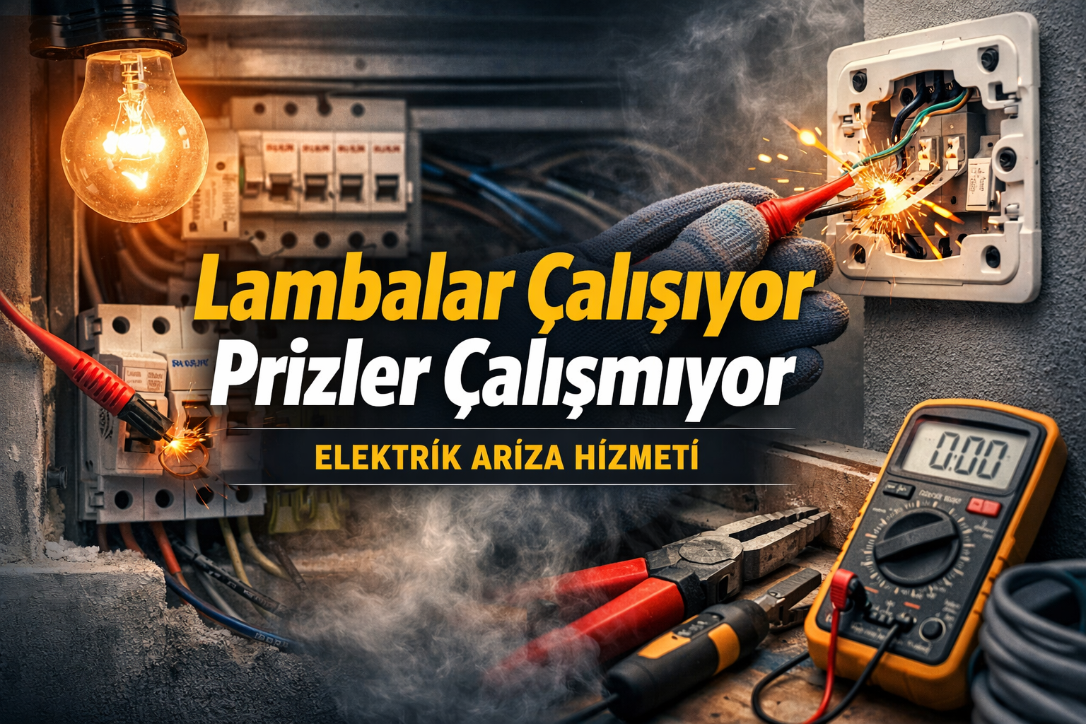 Lambalar Çalışıyor Prizler Çalışmıyor