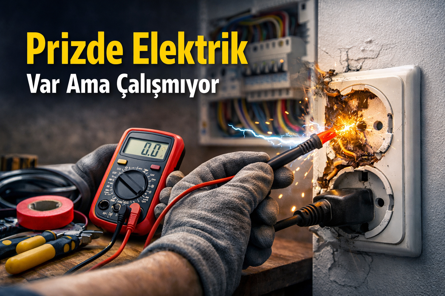 Prizde elektrik var ama çalışmıyor