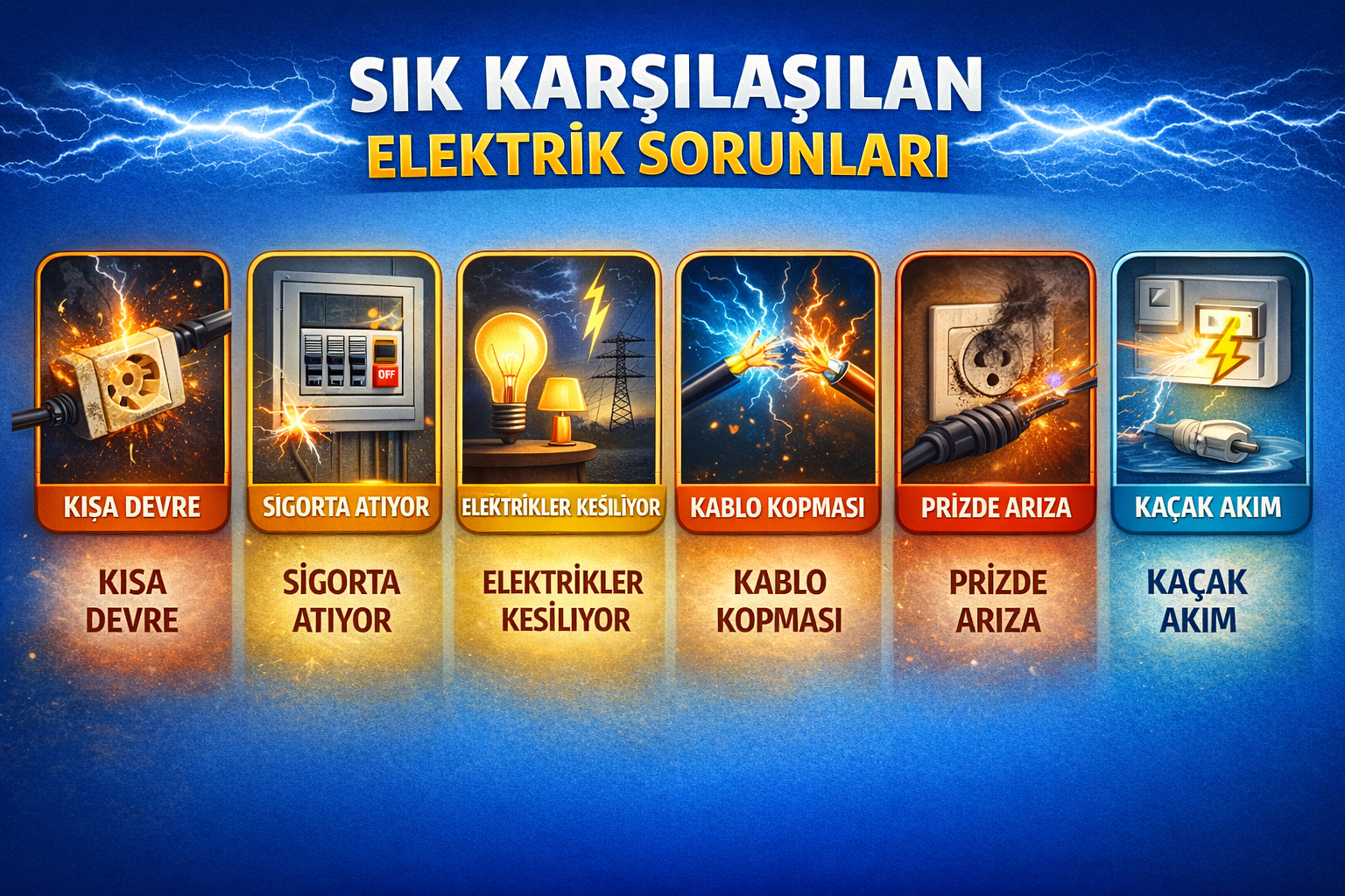 Sık Karşılaşılan Elektrik Sorunları